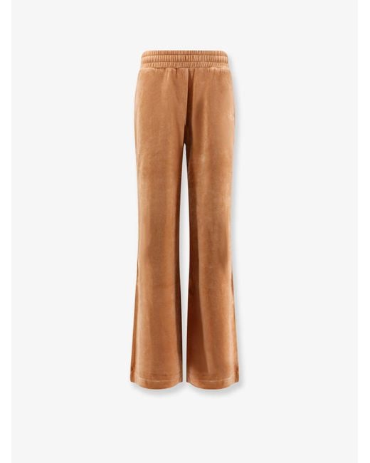 Chloé White Velvet Joggers Trousers