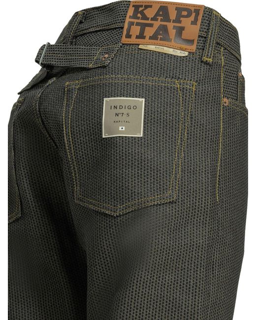 Kapital Gray Century Denim Monkey Cisco Jeans for men