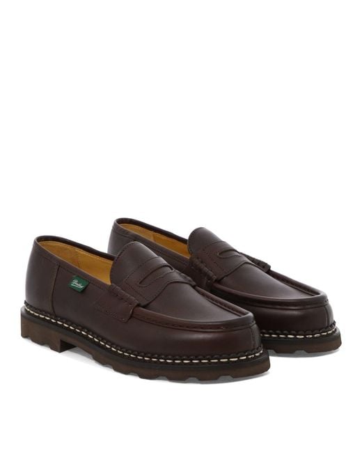 Paraboot Brown "Reims" Loafers for men