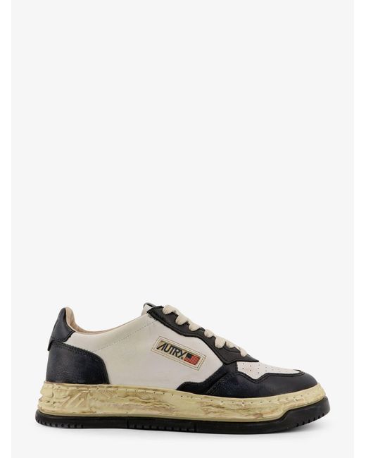Autry X Mihara Yasushiro Black Super Vintage Low Sneakers for men