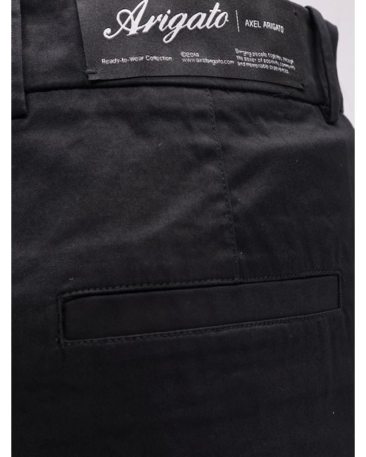 Axel Arigato Black Cotton Trousers for men