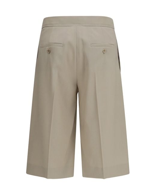 Max Mara Gray Umile Bermuda Shorts