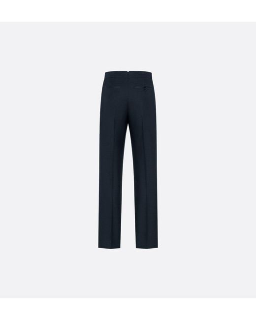 Dior Blue Wool And Mohair Pants for men