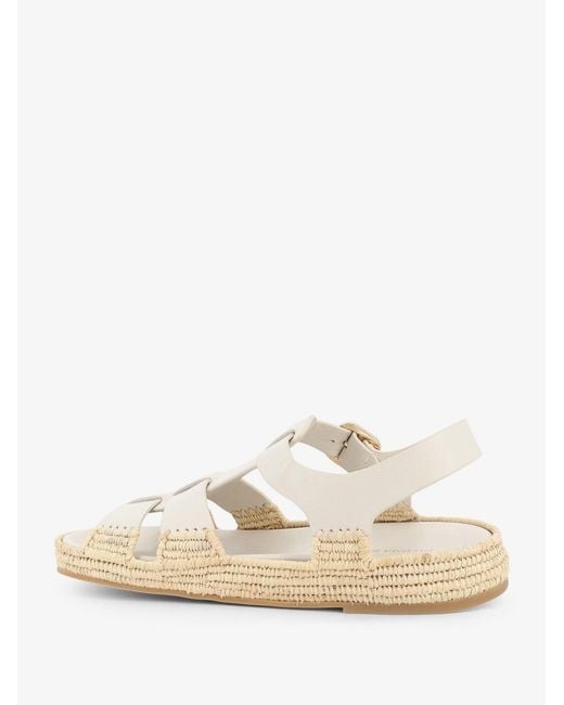 Paloma Barceló Natural Leather Sandals Yuka