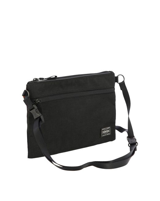 PORTER-YOSHIDA & CO Black "Hybrid" Small Crossbody Bag for men