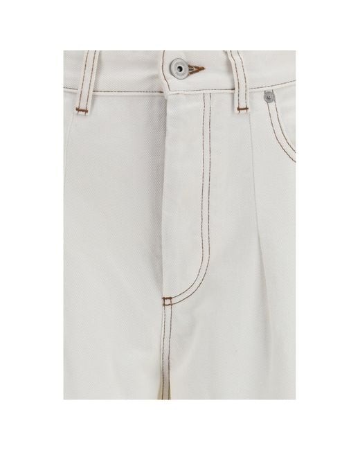 Jacquemus White Ovalo Jeans