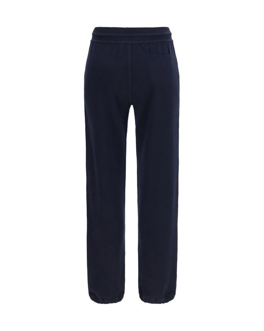 Loro Piana Blue Cashmere Drawstring Pants
