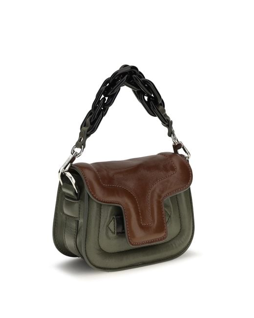 Pierre Hardy Brown Alphaville Handbag Kaki-Hazelnut