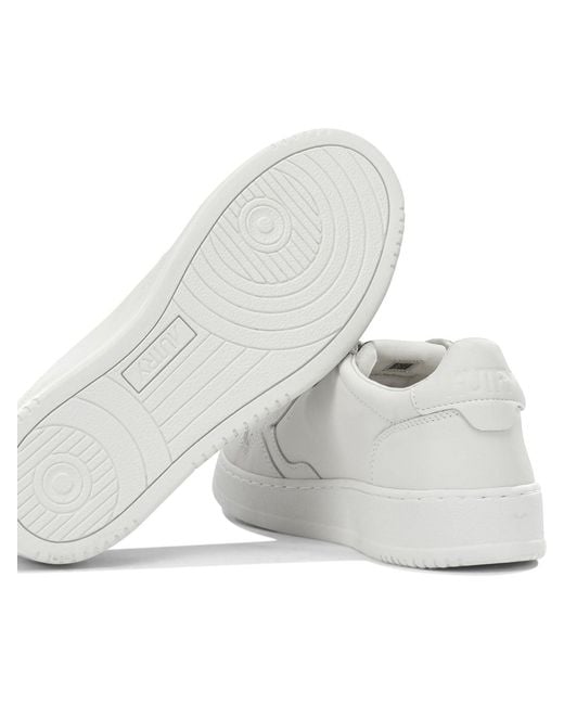 Autry White Medalist Low Low-Top Sneakers for men