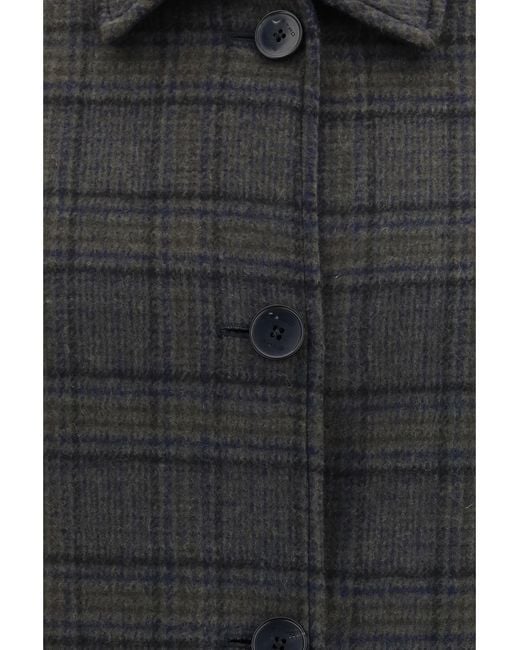 Etro Blue Soho Reversible Wool-Blend Coat for men