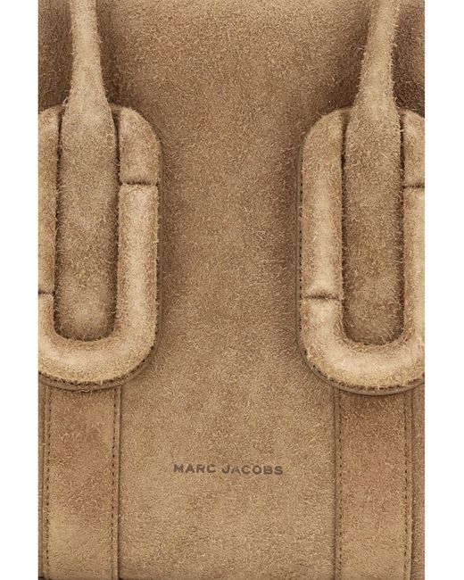 Marc Jacobs Natural Babe City Tote Suede Handbag Hazelnut