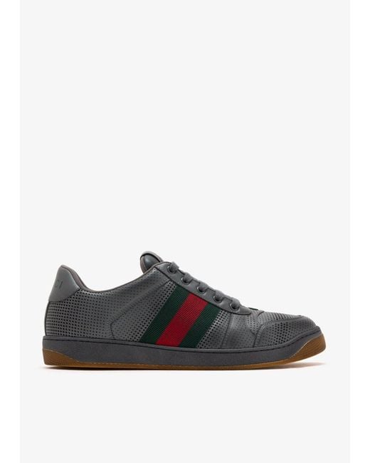 Gucci Black Screener Sneakers for men