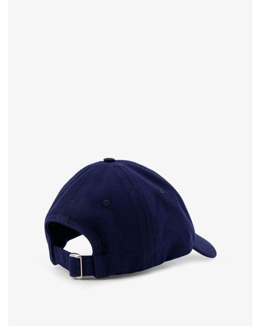 Céline Blue Cotton Richelieu Hat for men