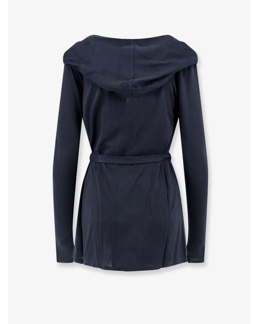 Max Mara Blue Mxmfalda Lyocell And Silk Cardigan