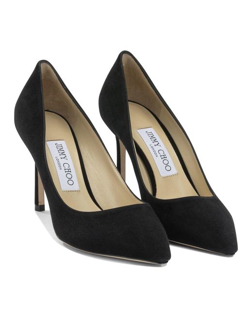Jimmy Choo Black Romy 85Mm Pumps