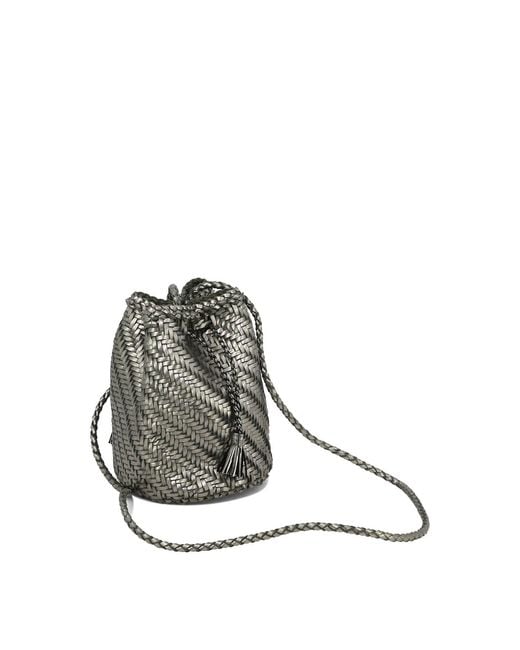 Dragon Diffusion Black Pompom Double Jump Crossbody Bags