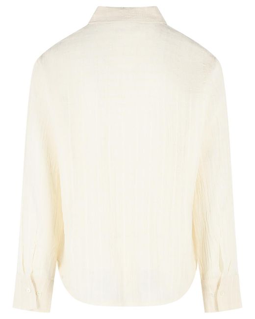 Séfr White 'Ignacio' 'Cloud' Cotton Shirt for men