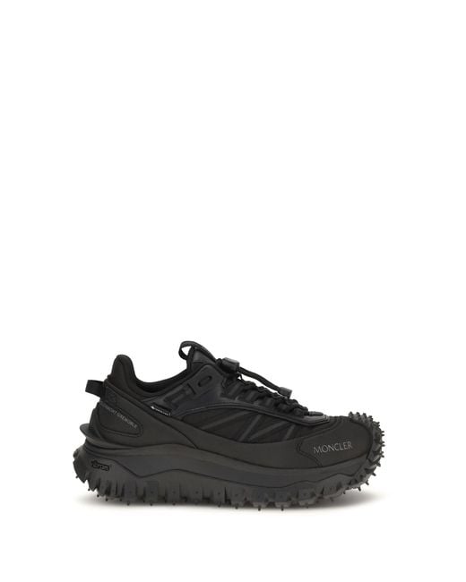 Moncler Black Trailgrip Gtx Low Top Sneakers