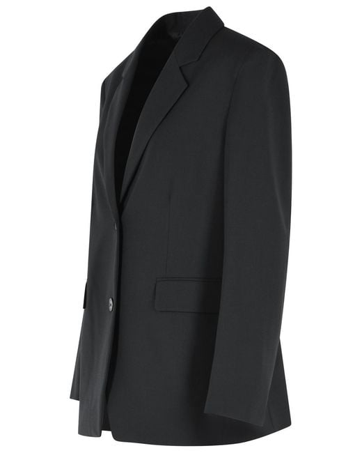 Closed Black Lola Virgin Wool Blend Blazer