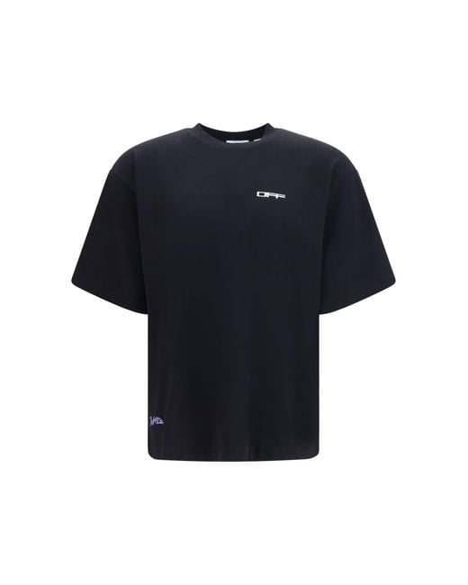 Off-White c/o Virgil Abloh Blue Archigeography Arrow Skate T-Shirt for men