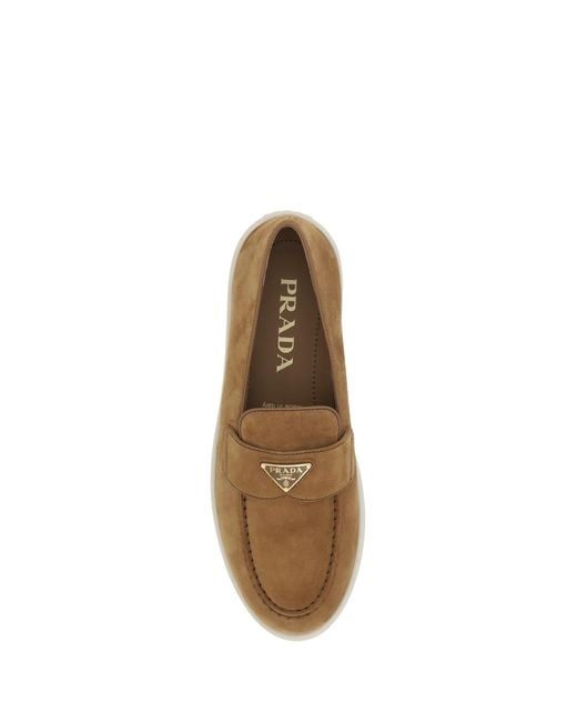 Prada White Loafers