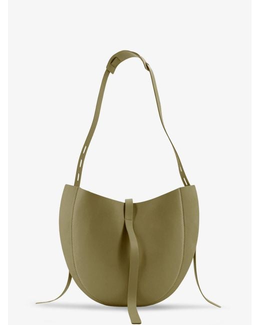 MINOBOSSI Green Lizzie Leather Crossbody Bag