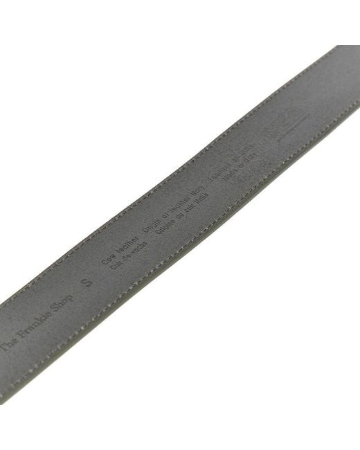 Frankie Shop Green 'Sarno' Leather Belt