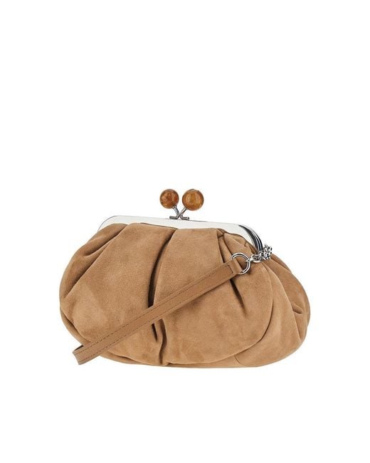 Weekend by Maxmara Natural Leather Small 'Pasticcino' Bag