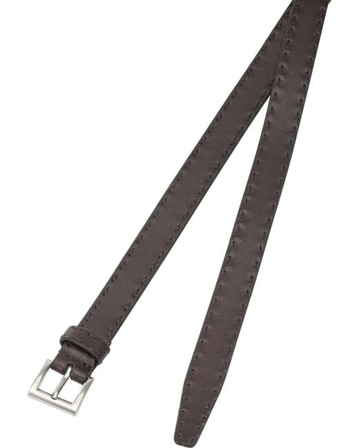 Prada Brown Leather Belt