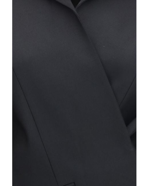 Khaite Black Jacket Palto
