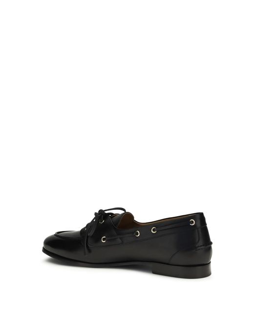 Bally White Plume Leather Loafers for men