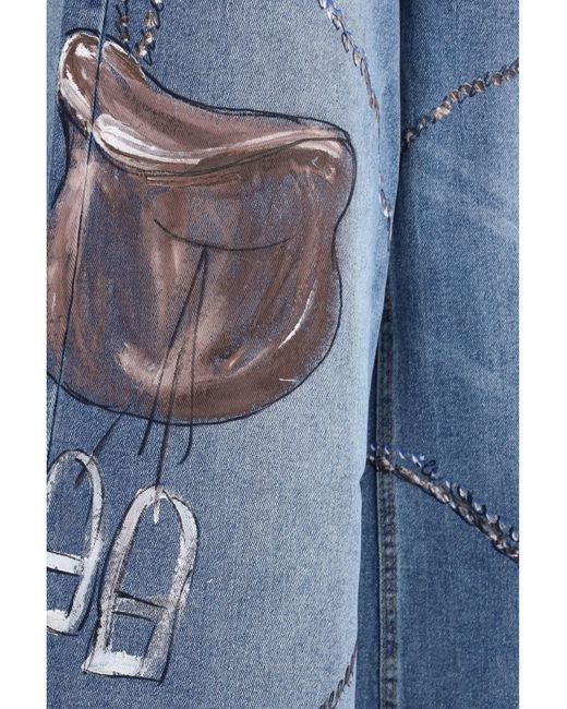 Ella Blue Jeans Palazzo Long