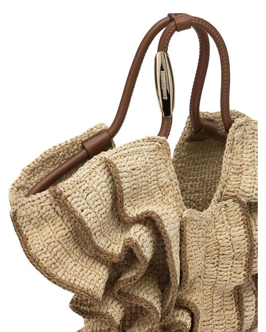 Zimmermann Natural "Goldentime" Medium Handbag