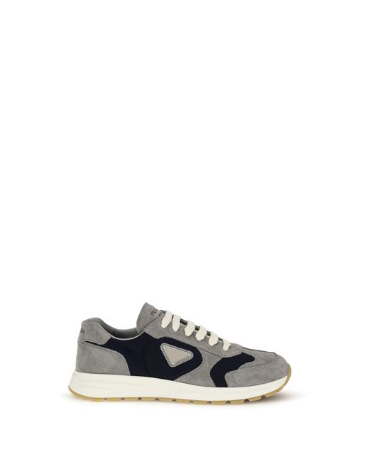 Prada White Prax Sneakers for men