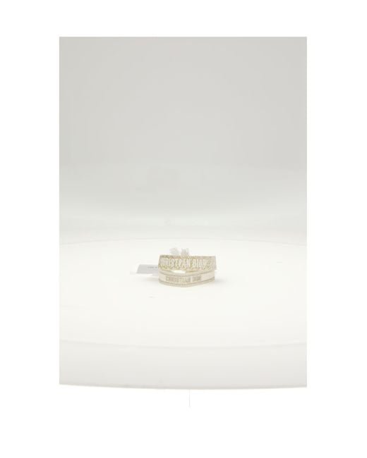 Dior White Dior J'Adior Woven Bracelet