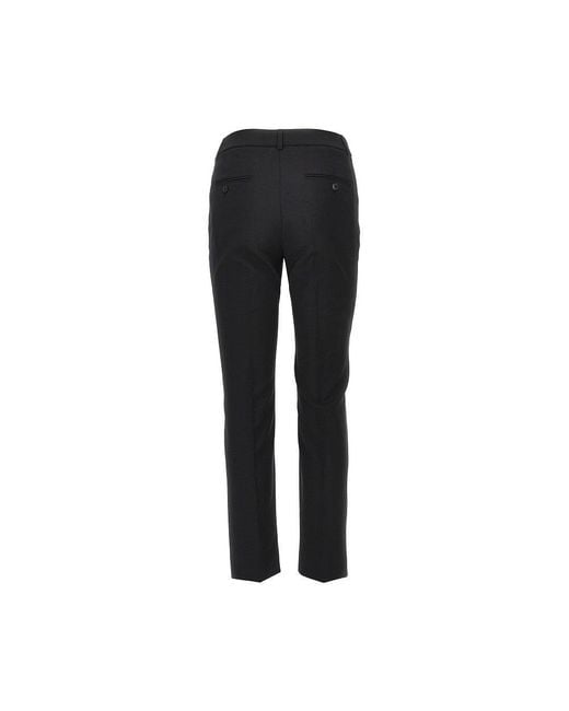 Weekend by Maxmara Black Wool Cigarette Pants
