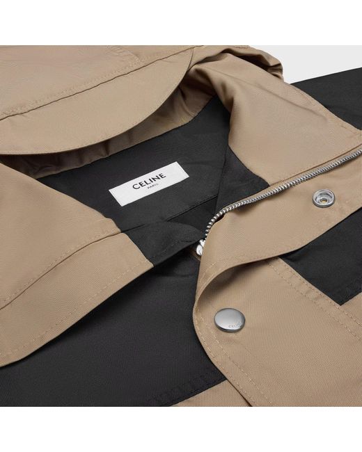 Céline Natural Nylon Windbreaker Jacket for men