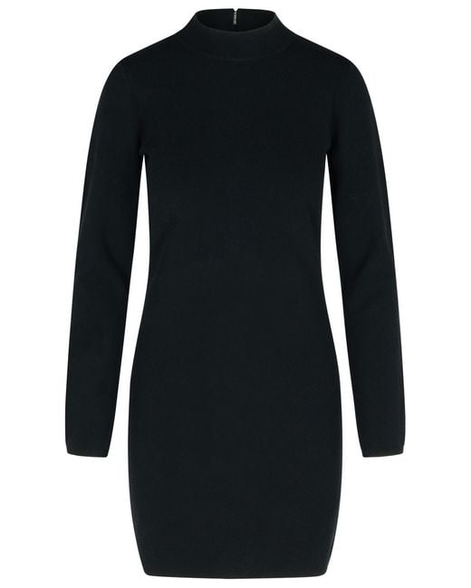 MICHAEL Michael Kors Black 'Mini Mock' Viscose Blend Dress
