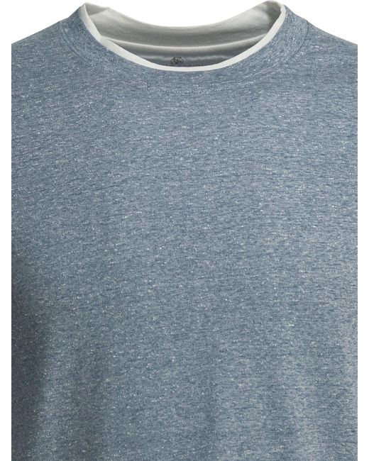 Brunello Cucinelli Blue T-shirts for men
