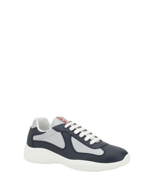 Prada Blue America's Sneakers for men