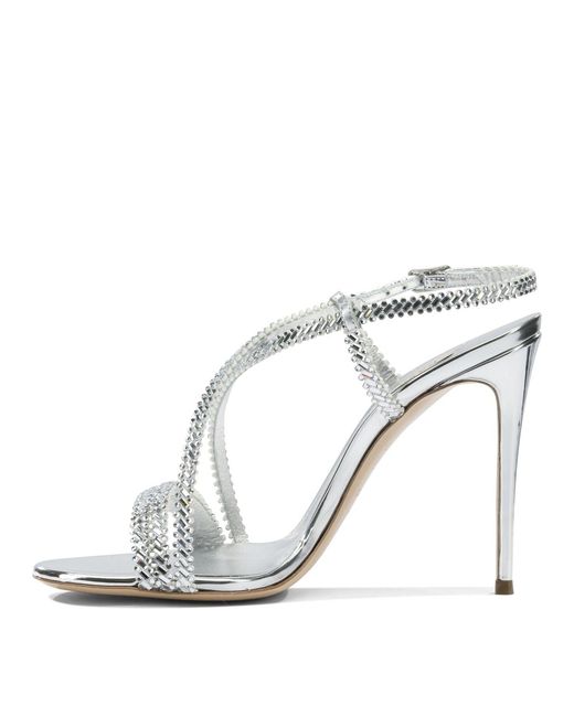 Casadei White Sandals
