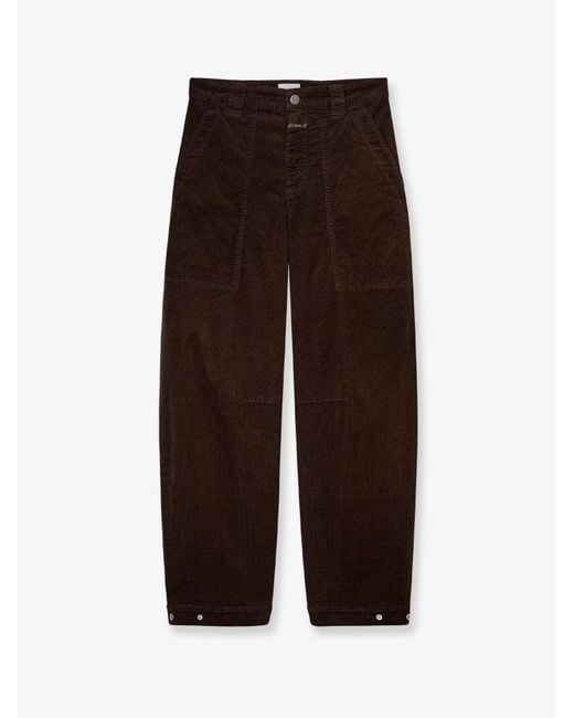 Closed Brown Rhannon Velvet Trousers