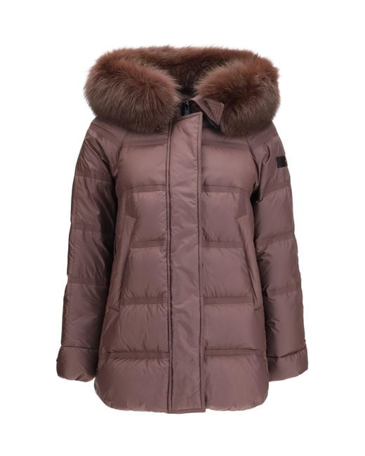 Peuterey Brown Takan Hooded Jacket Color 194
