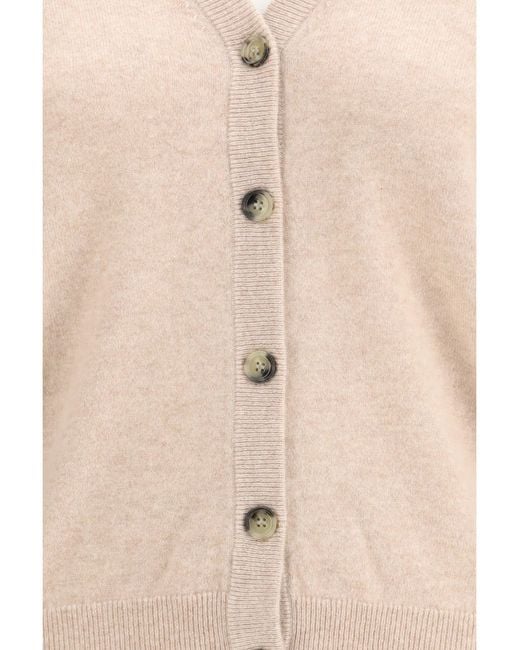 Allude Natural Cashmere Cardigan