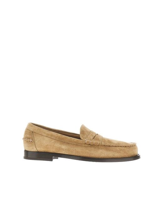 Church's Natural 'Rowley' Suede Leather Loafers for men