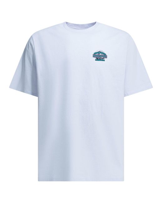 Patagonia Blue "Great Weaves Responsible" Crewneck T-Shirt for men