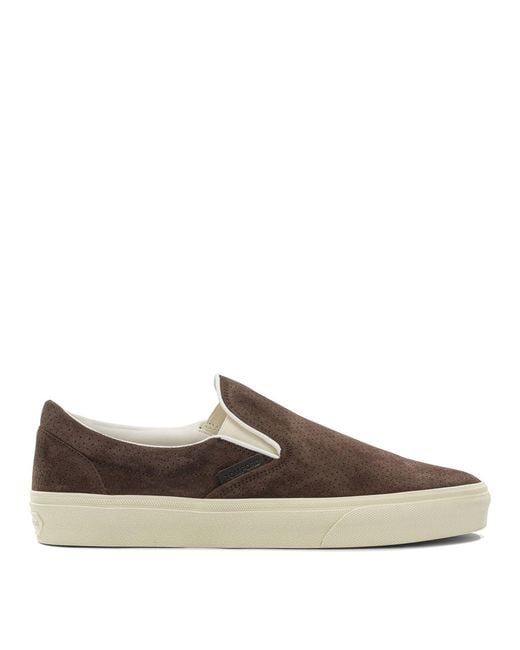 Tom Ford Brown Sneakers & Slip-On for men