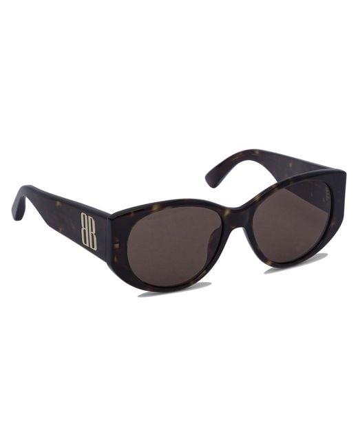 Balenciaga Brown "Bb" Sunglasses