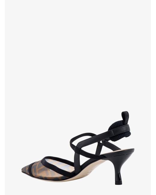 Fendi White Colibrì Lite Pumps