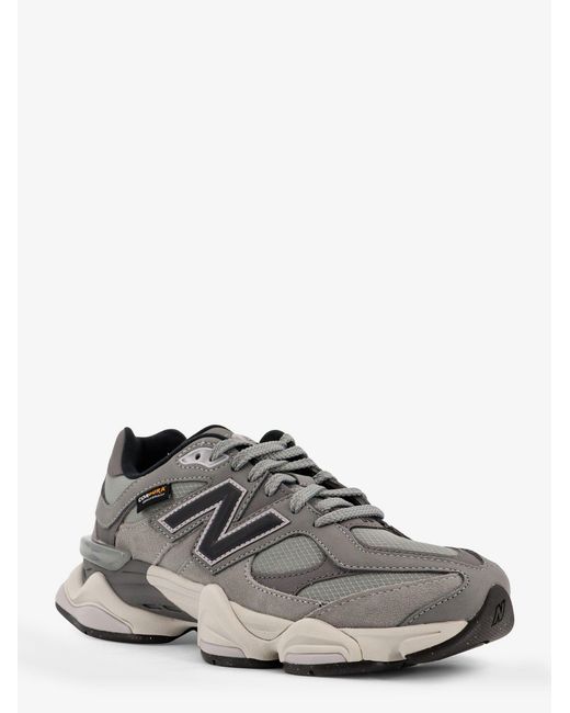 New Balance Gray 9060 Low-Top Mesh Sneakers for men